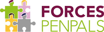 Force Penpals logo on dark purple background