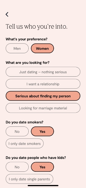 plenty of fish dating site registration process tell us who you are into