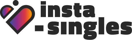 Insta-Singles home, Online Dating Site, Company Name Logo